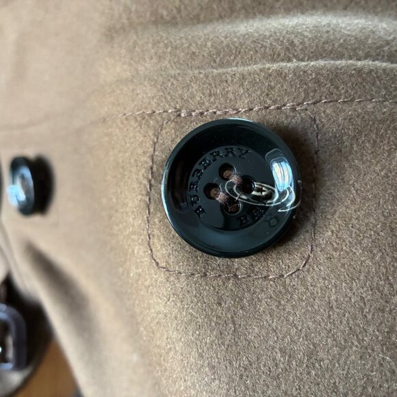 Burberry Brit Double Breasted Pea wool Coat - 4 - Picture 11 of 16